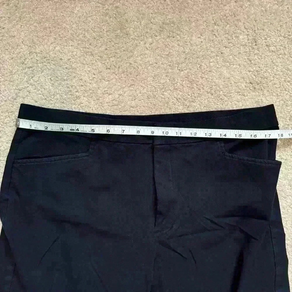 Isaac Mizrahi Live! Cargo Pants Size 16 Tall Black Closet Staple Minimal Capsule - Picture 8 of 9